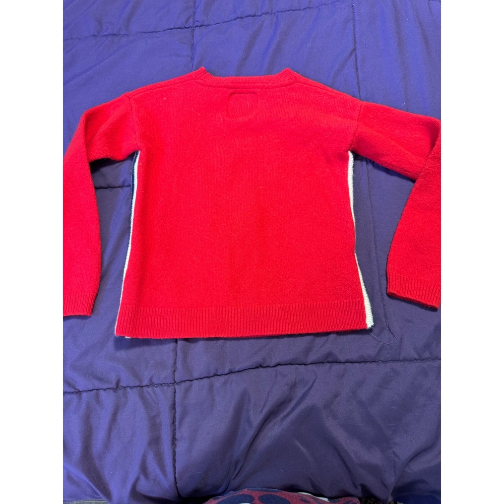 Mini Boden Roald Dahl Red Wool Crown Sequin Sweater Kids 9-10Y 30091 - Picture 4 of 8
